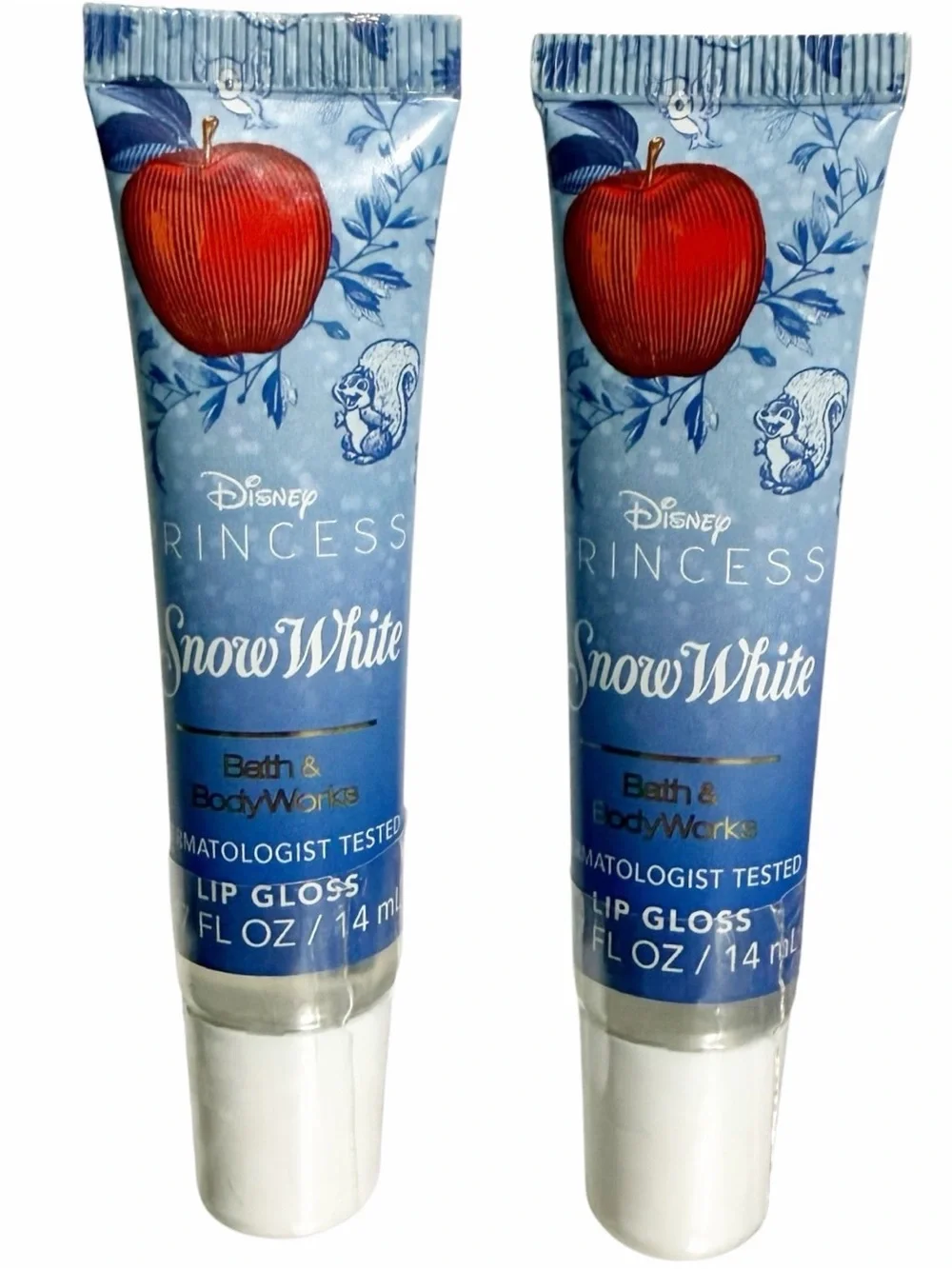 {Set of 2} Bath & Body Works Disney Princess SNOW WHITE Lip Gloss ~ New & Sealed